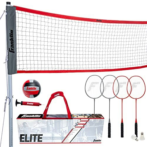 Franklin Sports Adjustable Badminton and Volleyball Net Set: $104.99 Franklin Sports Adjustable Badminton and Volleyball Net Set: $104.99