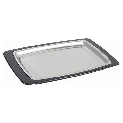 Winco 11" x 7" Stainless Steel Rectangular Platter Set: $18.09 Winco 11" x 7" Stainless Steel Rectangular Platter Set: $18.09