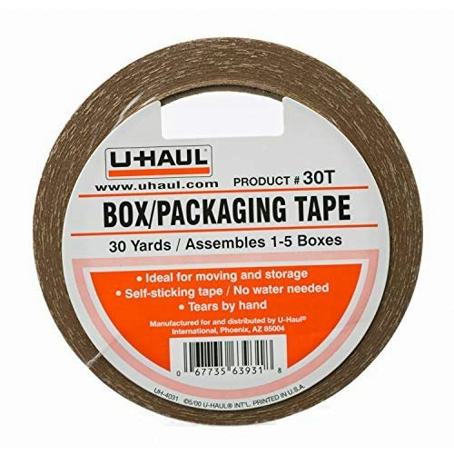 U-Haul 30-Yard Moving Box Paper Tape: $8.08 U-Haul 30-Yard Moving Box Paper Tape: $8.08