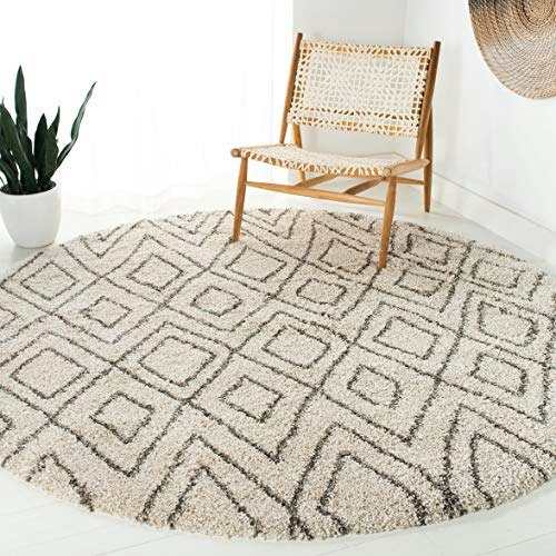 Safavieh Hudson Shag Moroccan Diamond 7-Foot Round Rug: $146.99 Safavieh Hudson Shag Moroccan Diamond 7-Foot Round Rug: $146.99