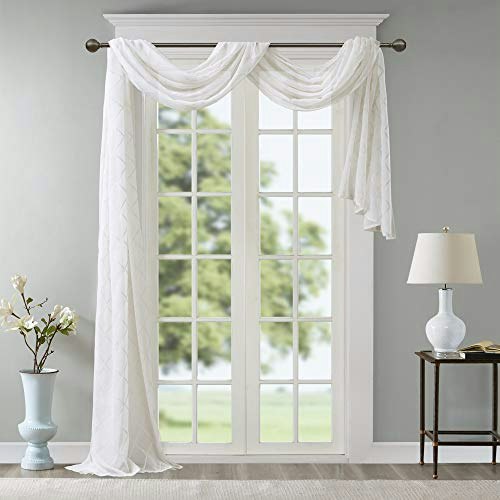 Madison Park 50" x 216" Sheer Window Curtain Scarf: $22.45 Madison Park 50" x 216" Sheer Window Curtain Scarf: $22.45