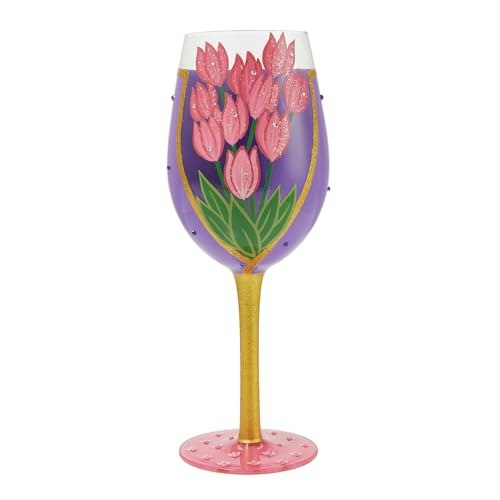 Enesco Lolita Designs Happy Mother's Day Hand-Painted Wine Glass: $17.04 Enesco Lolita Designs Happy Mother's Day Hand-Painted Wine Glass: $17.04