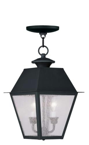 Livex Lighting Mansfield 2-Light Outdoor Hanging Lantern: $90.52 Livex Lighting Mansfield 2-Light Outdoor Hanging Lantern: $90.52