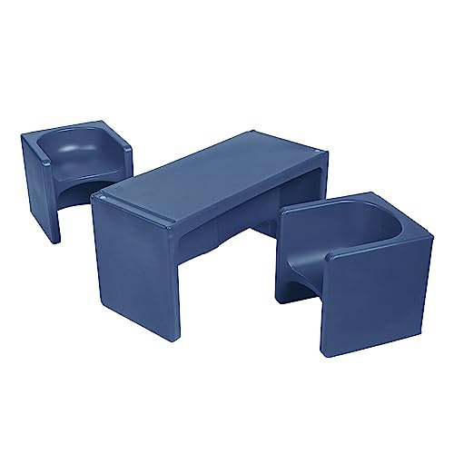 ECR4Kids Tri-Me 3-in-1 Table and Cube Chair 3-Piece Set: $154.99
