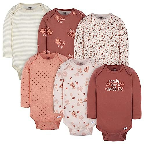 Gerber Baby Girls Long-Sleeve Bodysuits 6-Pack: $18.74 Gerber Baby Girls Long-Sleeve Bodysuits 6-Pack: $18.74