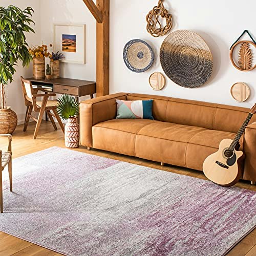 Safavieh Adirondack ADR112V 8-Foot Square Abstract Rug: $101.99