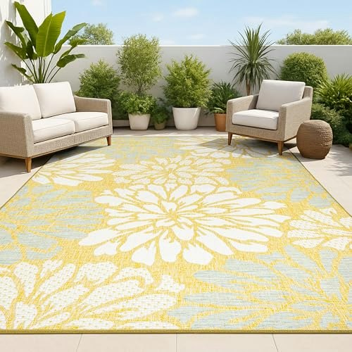 Jonathan Y Zinnia 9' x 12' Floral Indoor Outdoor Area Rug: $179.99 Jonathan Y Zinnia 9' x 12' Floral Indoor Outdoor Area Rug: $179.99
