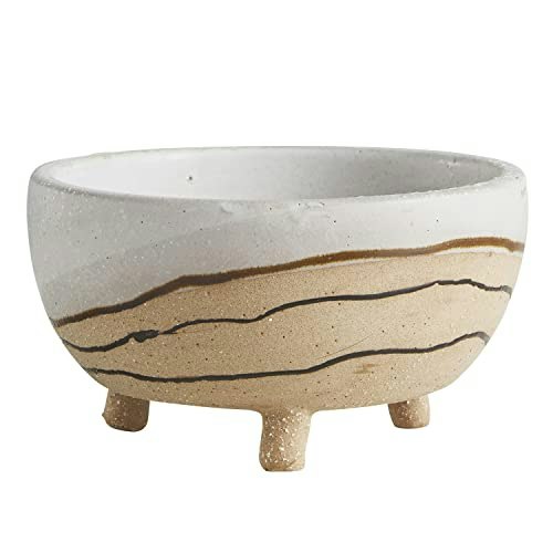 47th & Main 7-Inch Rustic Footed Terracotta Planter: $13.50 47th & Main 7-Inch Rustic Footed Terracotta Planter: $13.50