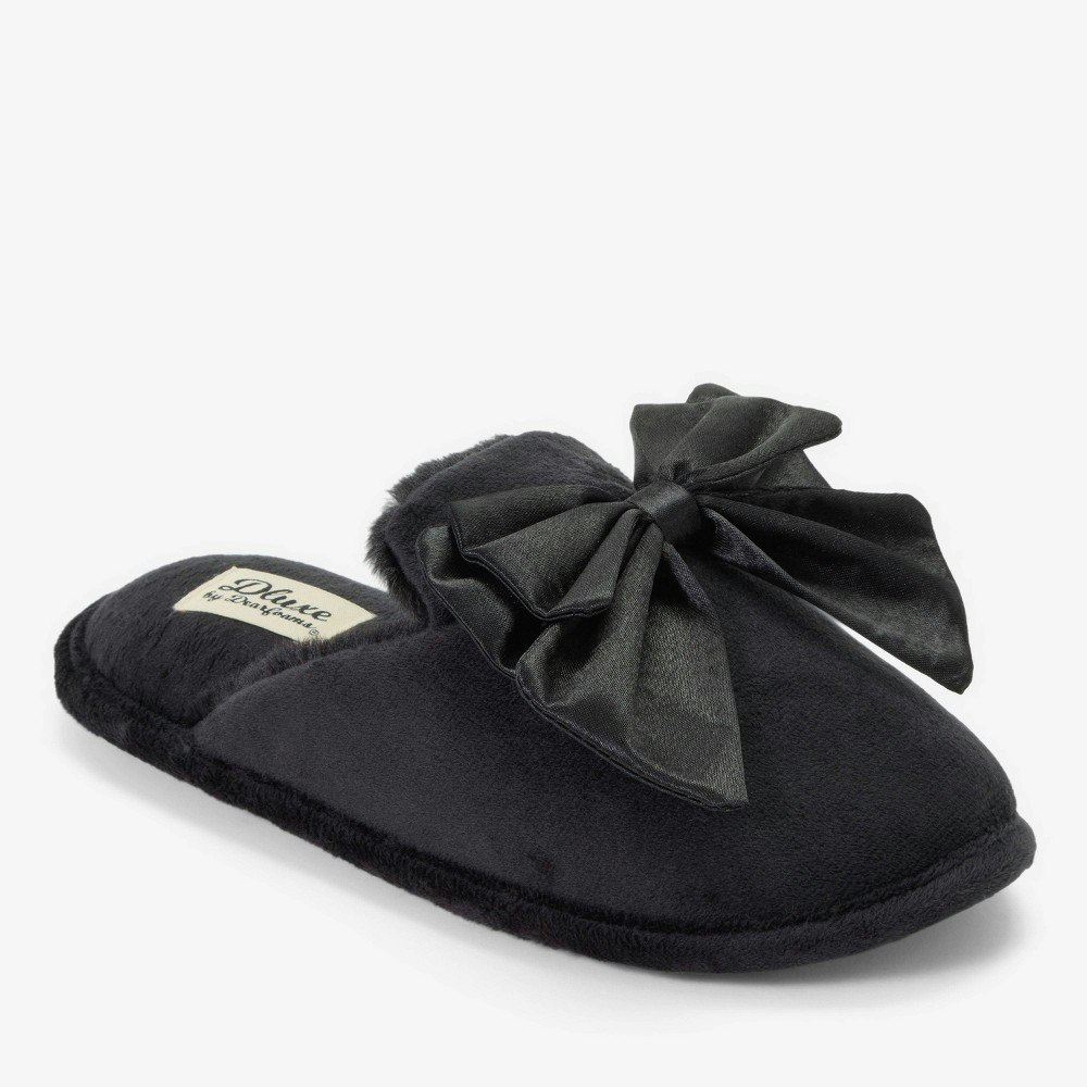 Dluxe by Dearfoams Hillary Bow Scuff Slippers: $25 Dluxe by Dearfoams Hillary Bow Scuff Slippers: $25