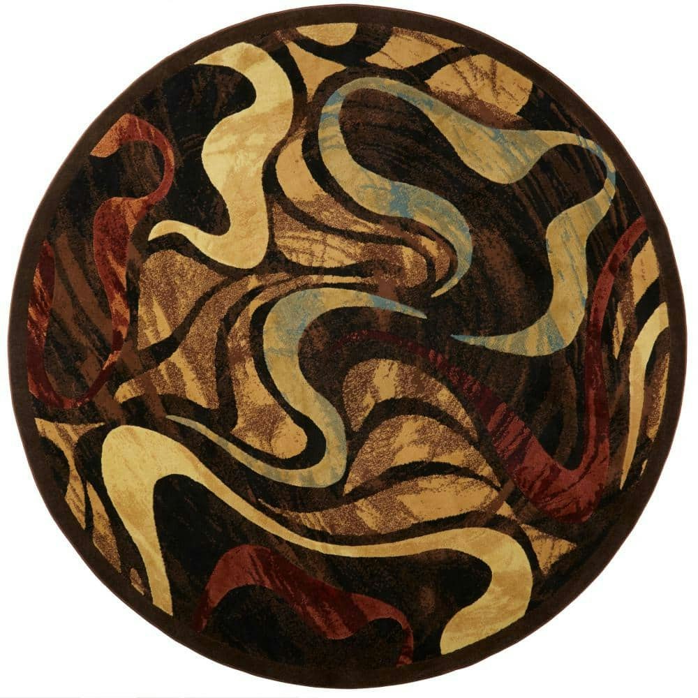 Catalina Picasso 5-Foot Geometric Round Area Rug: $56 Catalina Picasso 5-Foot Geometric Round Area Rug: $56