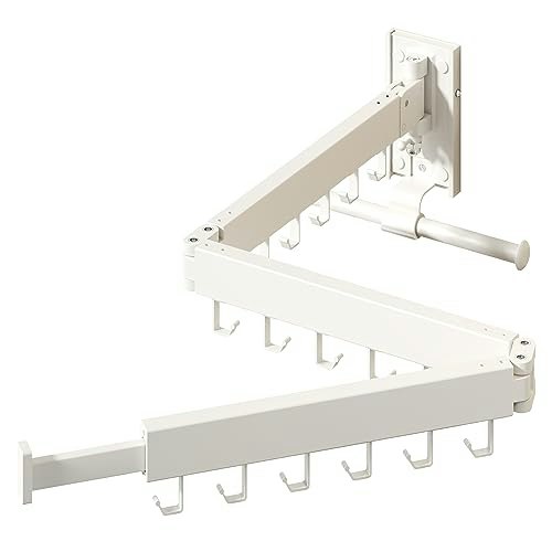Heilaiyi Retractable Wall-Mounted Clothes Drying Rack: $39.98 Heilaiyi Retractable Wall-Mounted Clothes Drying Rack: $39.98