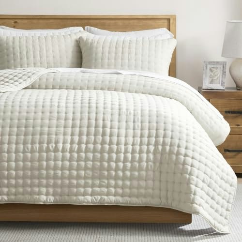 Wdcozy King Size 3-Piece Cloud Soft Quilt Set: $42.49 Wdcozy King Size 3-Piece Cloud Soft Quilt Set: $42.49