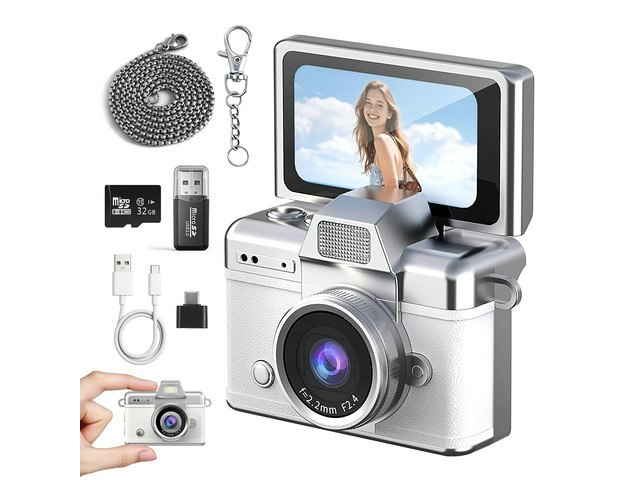 Mini Keychain Digital Camera 32GB SD Card Adapter: $38.99 Mini Keychain Digital Camera 32GB SD Card Adapter: $38.99