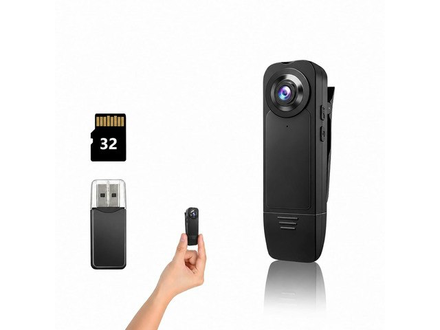 Mini Body Camera with 32GB Card: $40.49 Mini Body Camera with 32GB Card: $40.49