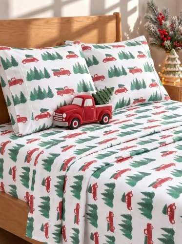 CGK Christmas Tree Split King Bed Sheet Set: $42.98 CGK Christmas Tree Split King Bed Sheet Set: $42.98