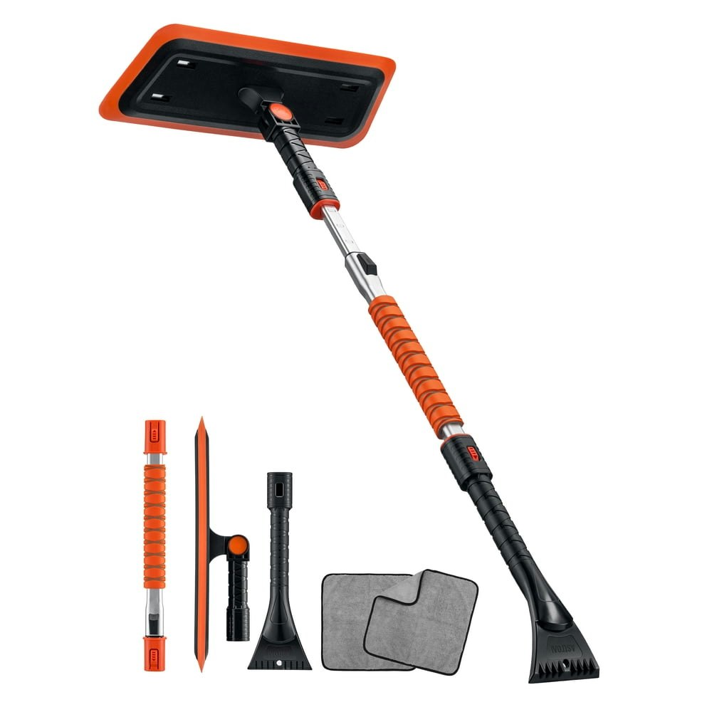 47.2-Inch Snow Broom and Ice Scraper: $31.98
