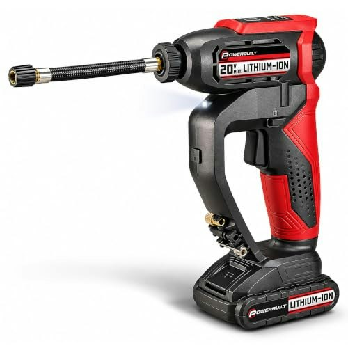 Powerbuilt 20V 150-PSI Cordless Tire Inflator: $59.95