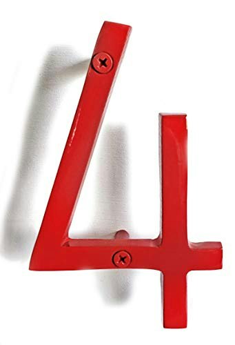 NACH 6-inch Floating Shadow House Number 4: $6.08 NACH 6-inch Floating Shadow House Number 4: $6.08