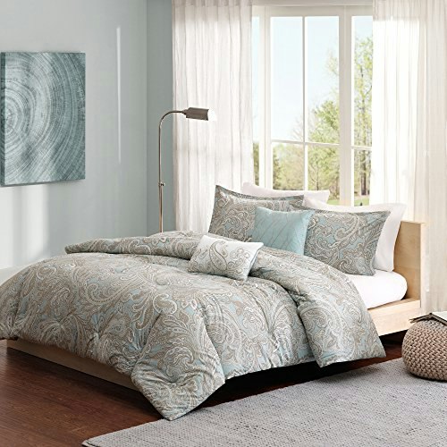 Madison Park Pure Ronan 5-Piece Full/Queen Comforter Set: $66.99