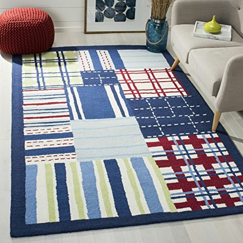 Safavieh Kids Collection 4' x 6' Wool Patchwork Accent Rug: $109.99 Safavieh Kids Collection 4' x 6' Wool Patchwork Accent Rug: $109.99