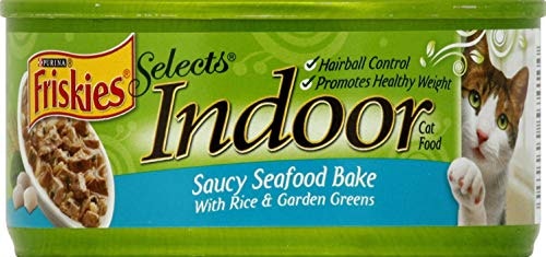 Purina Friskies Indoor Seafood with Rice Wet Cat Food 5.5-oz. Can 24-Pack: $14.94 Purina Friskies Indoor Seafood with Rice Wet Cat Food 5.5-oz. Can 24-Pack: $14.94