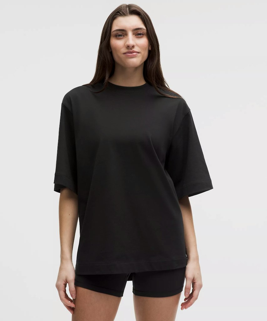 lululemon Women's Heavyweight Cotton Oversized T-Shirt: $34