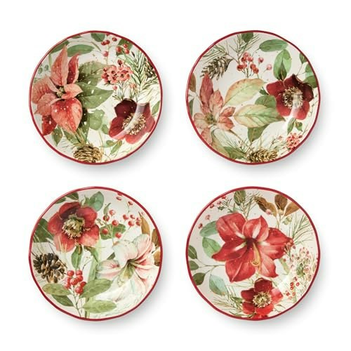 Winter Blooms Holiday Soup Bowls 4-Pack: $42.18 Winter Blooms Holiday Soup Bowls 4-Pack: $42.18