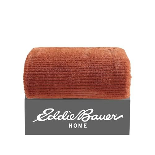 Eddie Bauer Sherpa Reverse Throw Blanket: $30.28