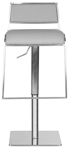 Safavieh Natania Adjustable Leather Bar Stool: $137.60 Safavieh Natania Adjustable Leather Bar Stool: $137.60