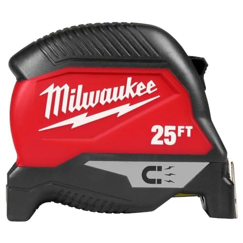 Milwaukee 25-Foot Magnetic Tape Measure: $21.50 Milwaukee 25-Foot Magnetic Tape Measure: $21.50
