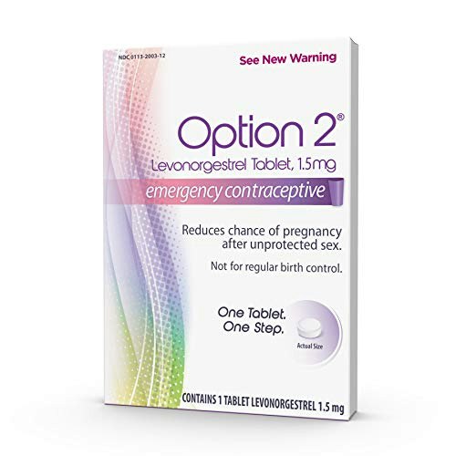 Option 2 1.5mg Levonorgestrel Emergency Contraceptive Tablet: $9.49 Option 2 1.5mg Levonorgestrel Emergency Contraceptive Tablet: $9.49