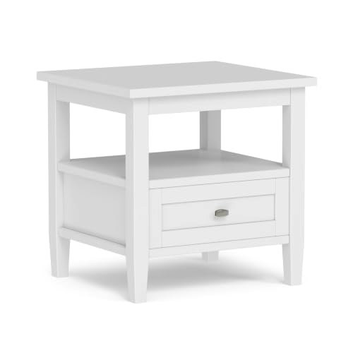 SimpliHome Warm Shaker 20-Inch Solid Wood Square End Table: $109.99 SimpliHome Warm Shaker 20-Inch Solid Wood Square End Table: $109.99