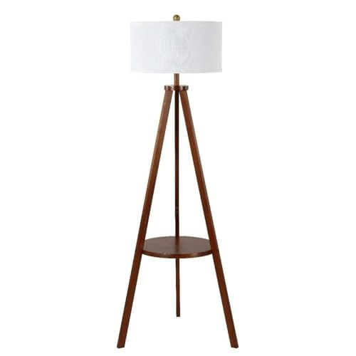 Safavieh Faris 62-inch Walnut Floor Lamp: $122.99 Safavieh Faris 62-inch Walnut Floor Lamp: $122.99