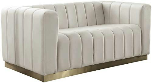 Meridian Furniture Marlon Velvet Loveseat: $1,072.50 Meridian Furniture Marlon Velvet Loveseat: $1,072.50