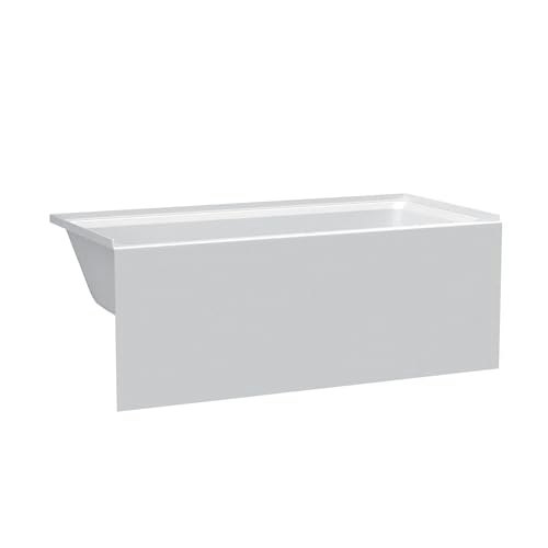 Fine Fixtures 60" x 30" Acrylic Fiberglass Alcove Soaking Bathtub: $650.99 Fine Fixtures 60" x 30" Acrylic Fiberglass Alcove Soaking Bathtub: $650.99