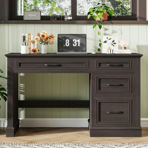 Halitaa 47-Inch Farmhouse Executive Desk: $170.91 Halitaa 47-Inch Farmhouse Executive Desk: $170.91