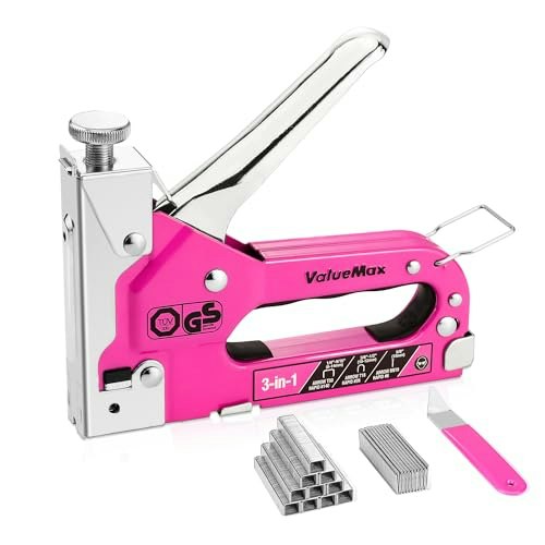 ValueMax 3-in-1 Heavy Duty Manual Staple Gun with 2,000 Staples: $11.89