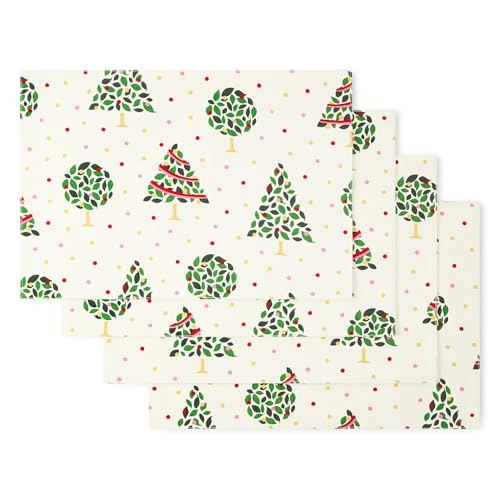 Kate Spade New York Holiday Confetti Reversible Placemats 4-Pack: $15.24