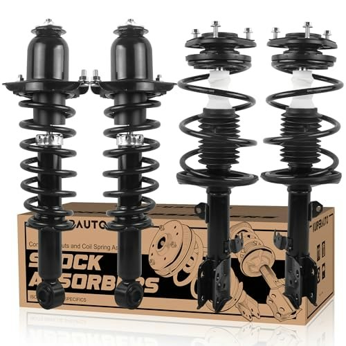 Kuiperauto Front and Rear Strut and Coil Spring Assembly 4-Piece Set for 2009-2013 Toyota Corolla: $206.99