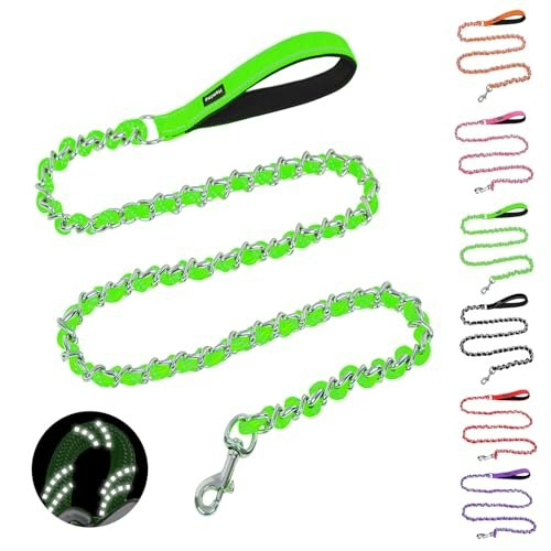 Homimp 6-Foot Chew Proof Metal Chain Dog Leash: $18.99 Homimp 6-Foot Chew Proof Metal Chain Dog Leash: $18.99