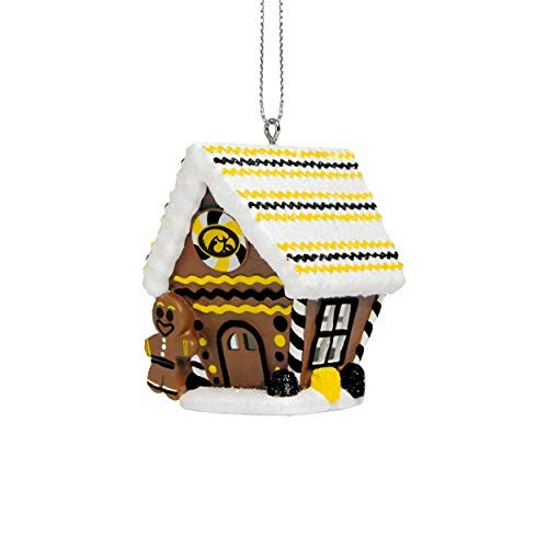 Foco Iowa Hawkeyes NCAA Gingerbread House Ornament: $14 Foco Iowa Hawkeyes NCAA Gingerbread House Ornament: $14