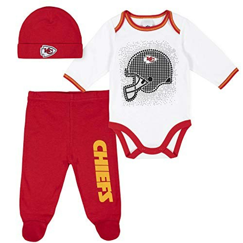 Gerber Kansas City Chiefs 3-Piece Bodysuit, Pant, and Cap Set: $23.40 Gerber Kansas City Chiefs 3-Piece Bodysuit, Pant, and Cap Set: $23.40