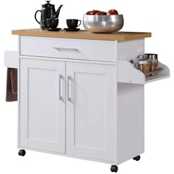 Charlton Home Poneto Kitchen Cart for $89 + free shipping