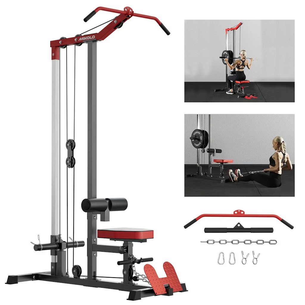 Mikolo Lat Pull Down Machine Set: $166