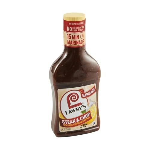 Lawry's Steak & Chop Garlic & Cracked Black Pepper Marinade 12-oz.: $3.42 Lawry's Steak & Chop Garlic & Cracked Black Pepper Marinade 12-oz.: $3.42