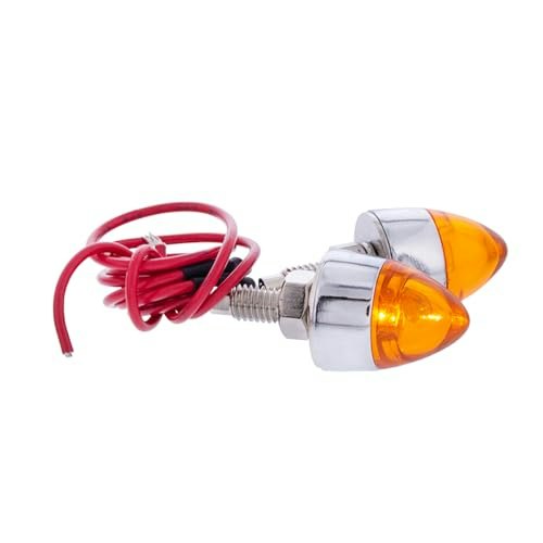 United Pacific Chrome Plated LED Bullet License Plate Fasteners 2-Pack: $13.02