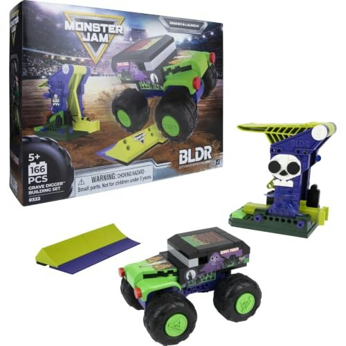 Mega Bloks Monster Jam Grave Digger Smash & Launch Building Set 166-Piece: $13.99