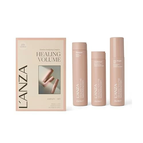 L'ANZA Healing Volume Shampoo, Conditioner, and Hair Gel Kit: $68