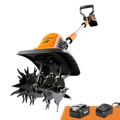 LawnMaster CLTE2409 24V 9-inch Cordless Tiller: $116.99 LawnMaster CLTE2409 24V 9-inch Cordless Tiller: $116.99
