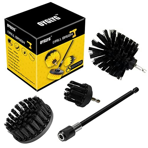 Oyglyg 4-Piece Drill Brush Attachment Kit: $6.12